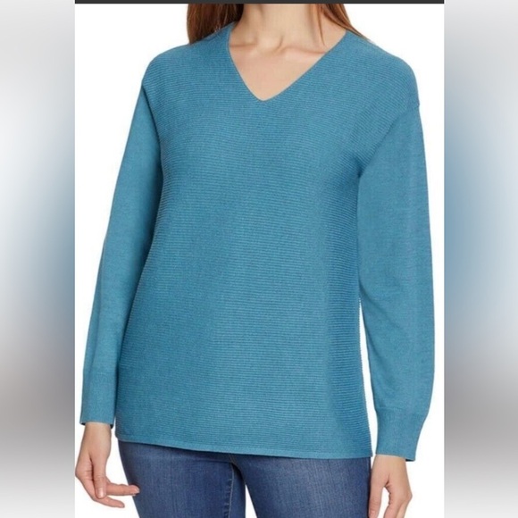 Ella Moss Sweaters - Ella Moss NWT Teal Ribbed Women's Sweater